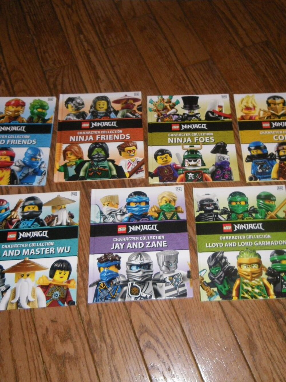 7 LEGO Ninjago Character Collection DK Hardback Books